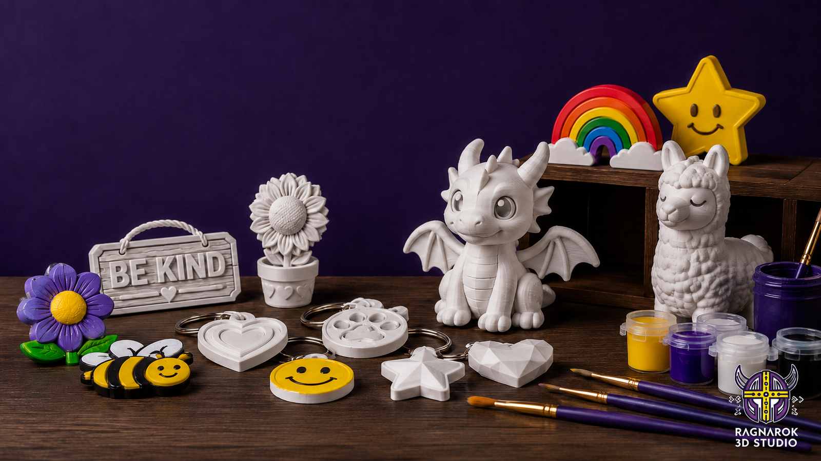 3D Printing for Community Craft Projects: Paintable Prints Made for Groups