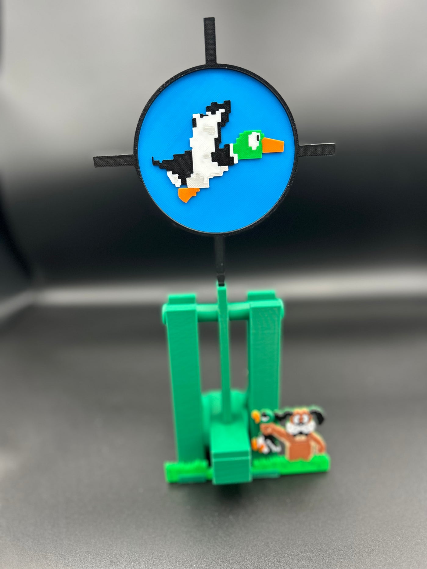 Retro Pixel Blaster Target – Interactive Shooting Game Stand