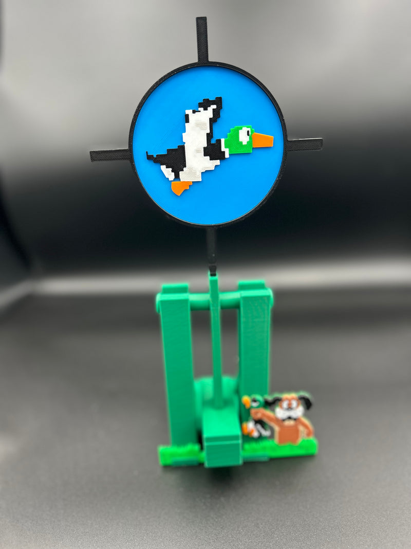 Retro Pixel Blaster Target – Interactive Shooting Game Stand