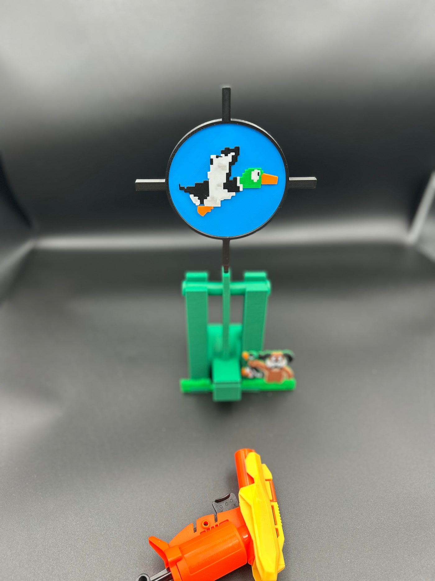 Retro Pixel Blaster Target – Interactive Shooting Game Stand