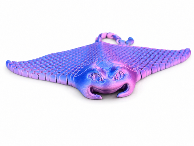 Manny the Manta Ray – 3D Printed Figurine
